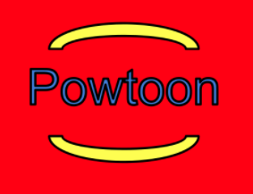 Redbackground with Powtoon