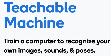 Icon from Google's teachable machine website for training a computer