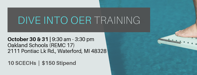 Dive into OER Training